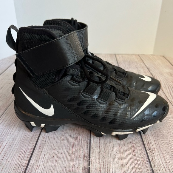 NIKE Force Savage 2 Shark Black White Football Shoes 7 - Picture 1 of 5